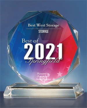 Best of 2021 award to Best West Storage